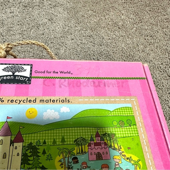 Green Start Kids 60 Pcs Giant Floor Puzzle: Princess Fairyland 2x3 Feet - Picture 4 of 16